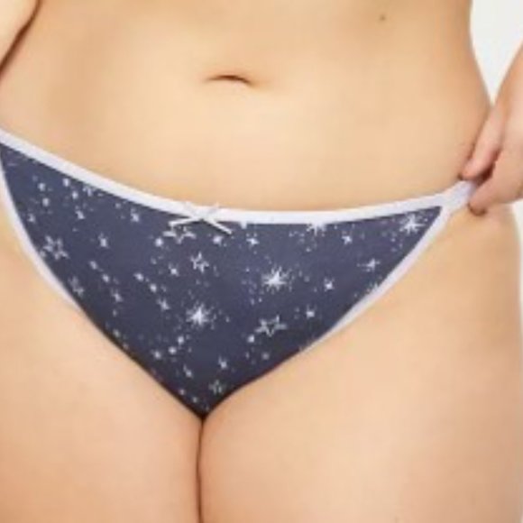 Cacique 18/20 (2X) Cotton Double String Bikini - Picture 5 of 6